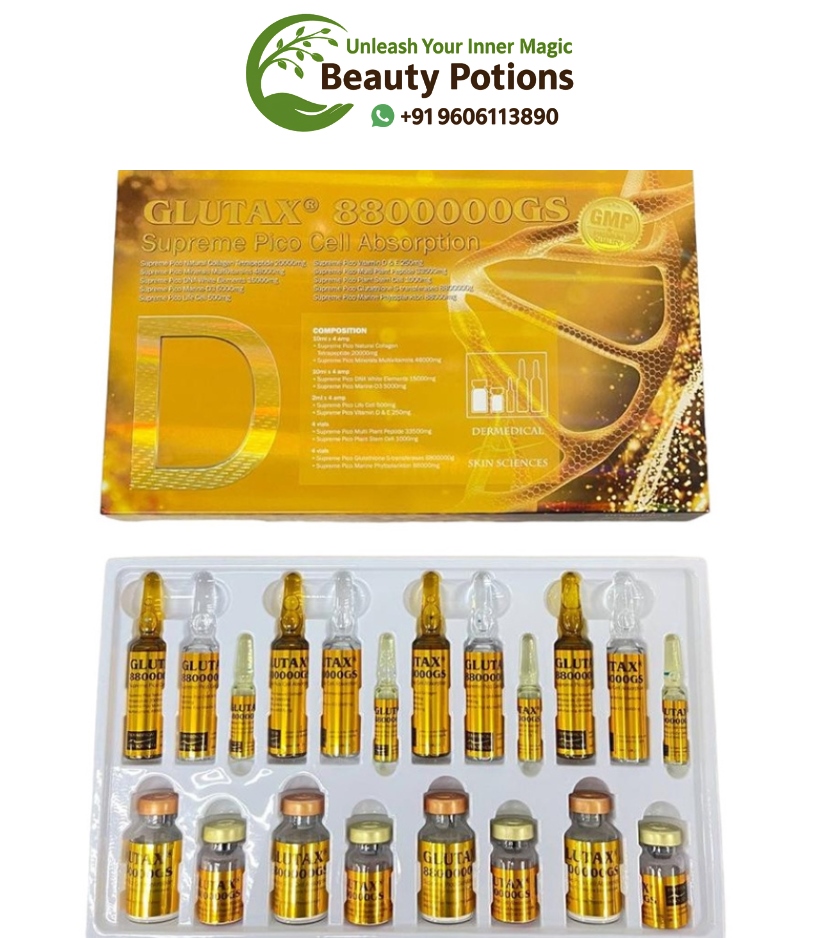 Glutax 8800000gs Supreme Pico Cell Absorption Glutathione Injection