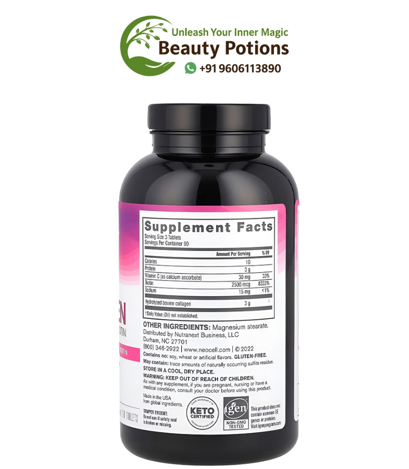 Neocell Super Collagen 3000mg Tablets with Vitamin C & Biotin