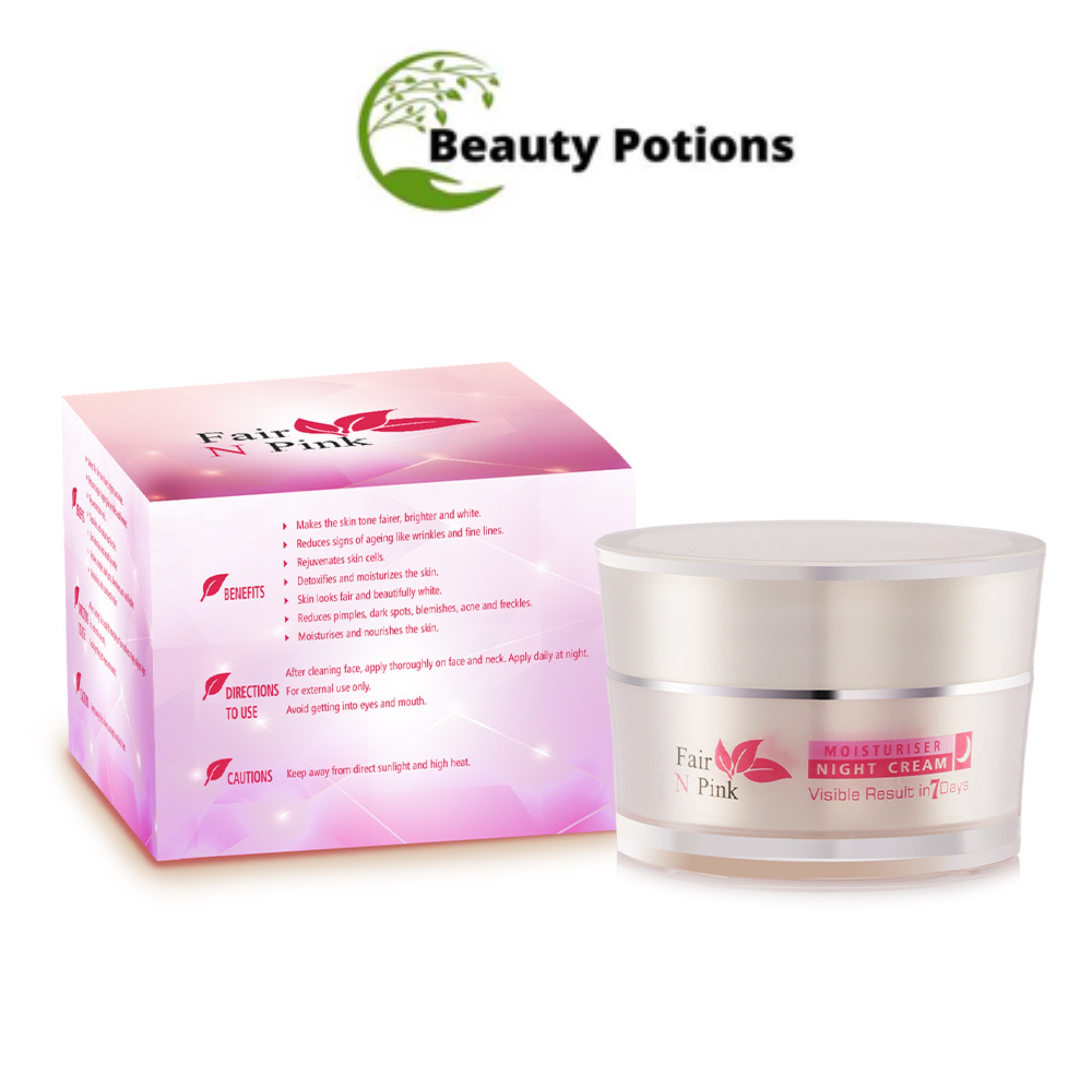Fair N Pink Moisturizer Night Cream 30g