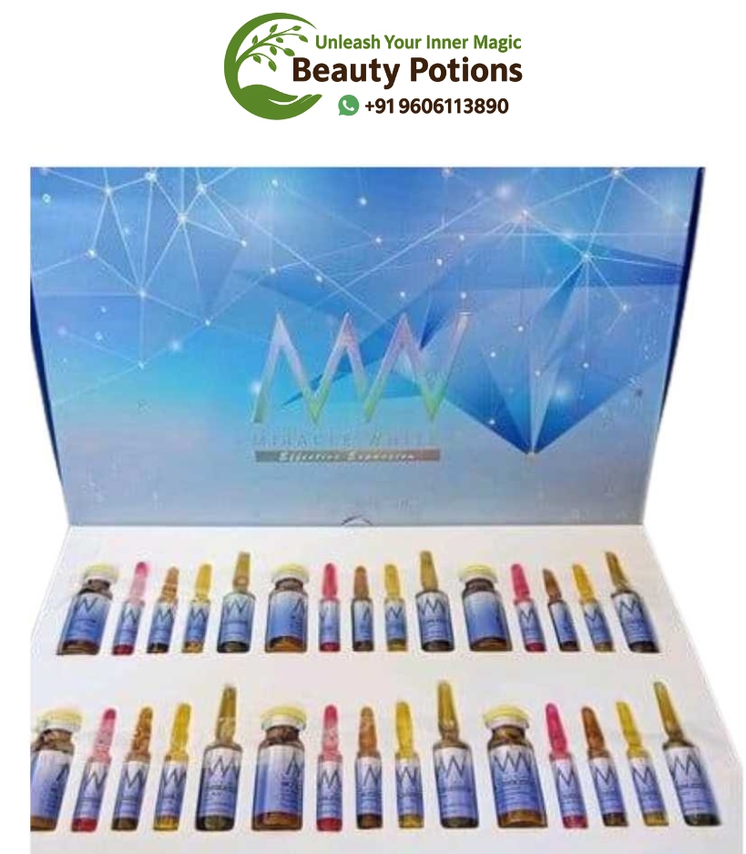 Miracle White 18000mg skin Whitening Glutathione Injections