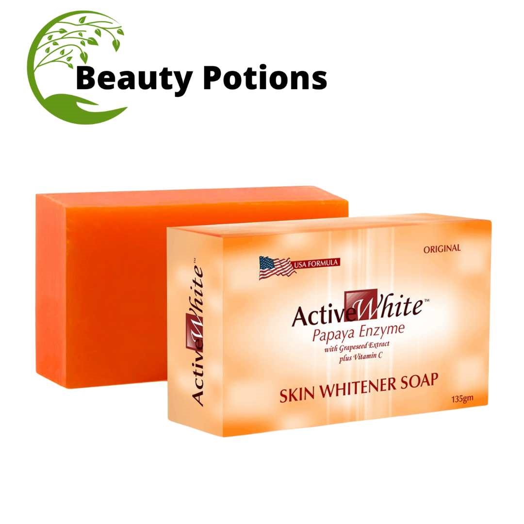 Active White Papaya Enzyme Skin Whitening Soap 135g