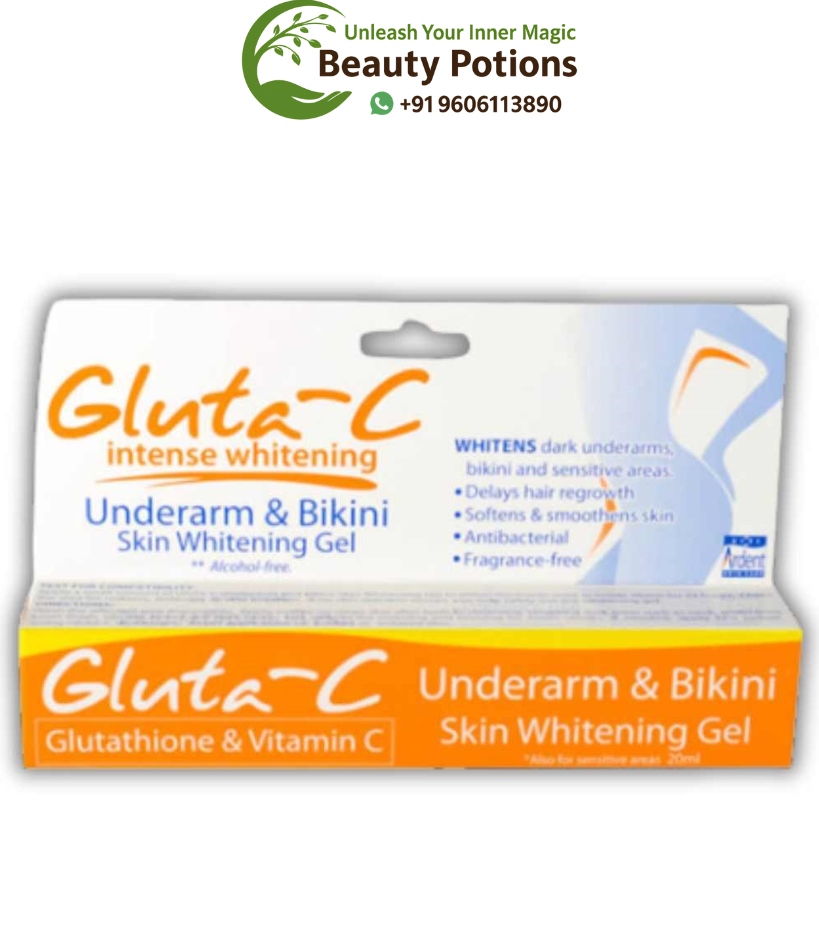 GlutaC Underarm And Bikini Skin Whitening Gel 20ml