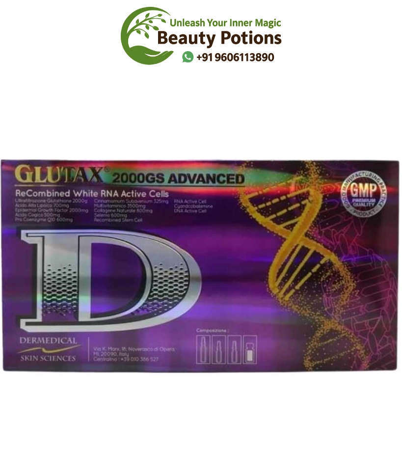 Glutax 2000GS Advanced Recombined White RNA Glutathione Injections