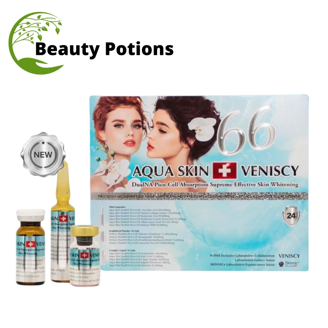 Aqua Skin Veniscy 66 Skin Whitening Glutathione Injections