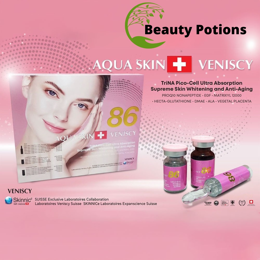 Aqua Skin Veniscy 86 Glutathione Skin Whitening Injection