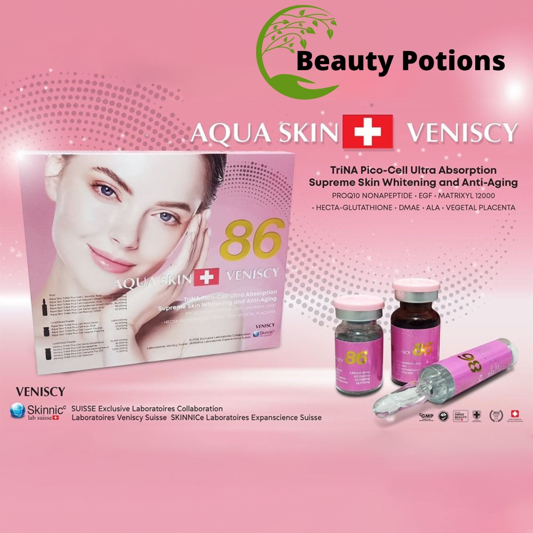 Aqua Skin Veniscy 86 Glutathione Skin Whitening Injection