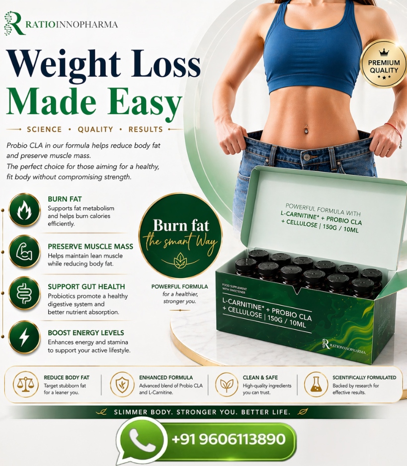Ratiopharm L Carnitine plus Pro Bio CLA 150G Weight Loss Injection