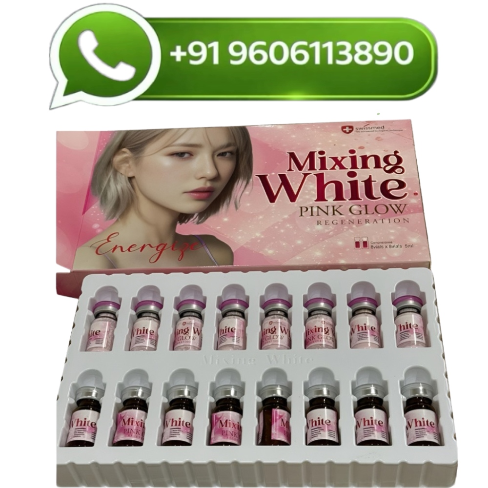 Swismed Mixing White Pink Glow Glutathione Injection