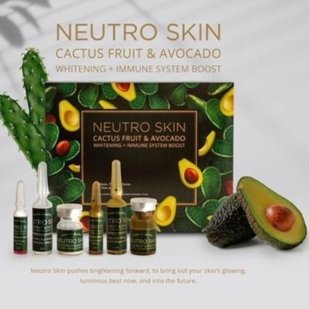 Neutro Skin Cactus Fruit and Avocado Glutathione Whitening Injections