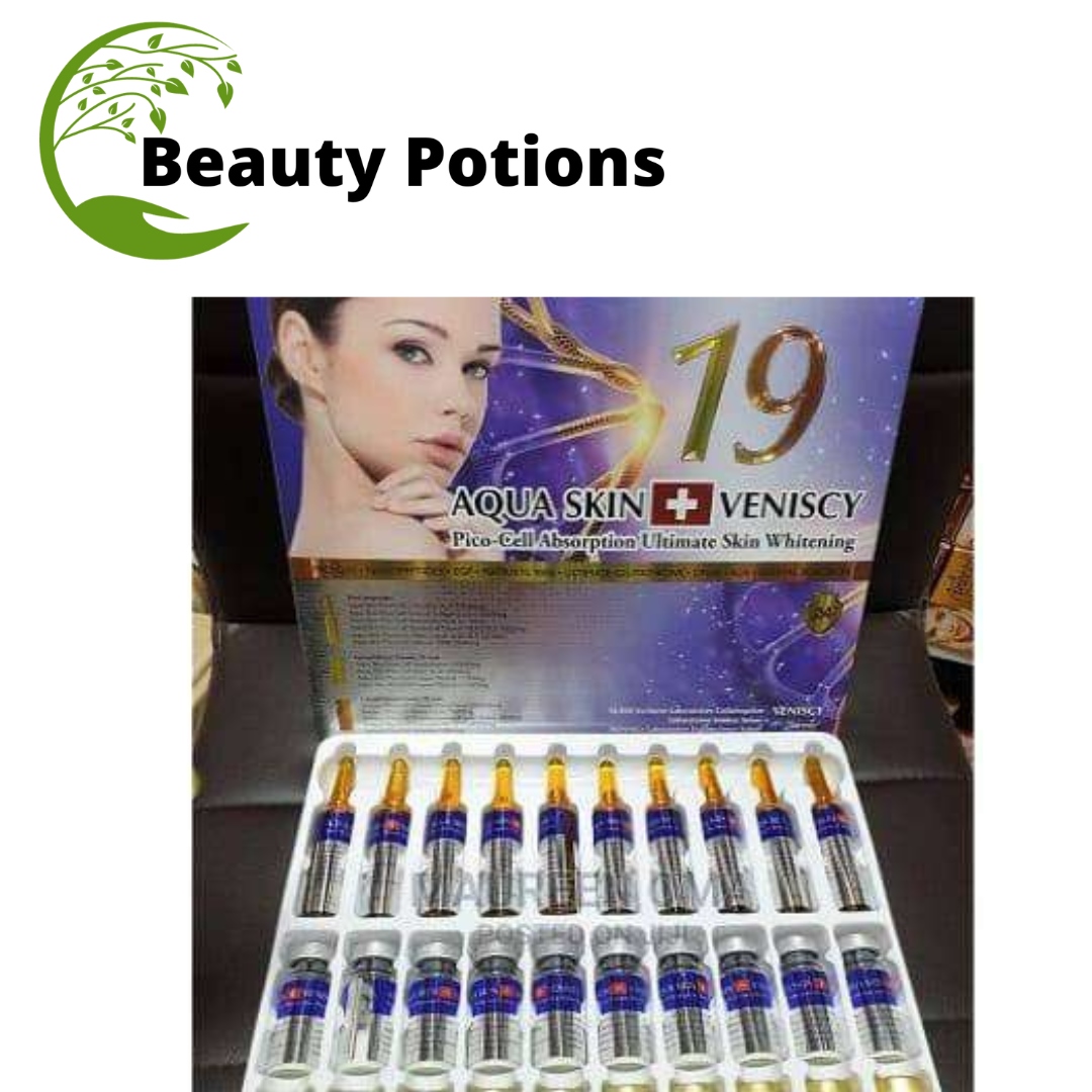 Aqua skin veniscy 19 pico cell absorption ultimate skin whitening injection