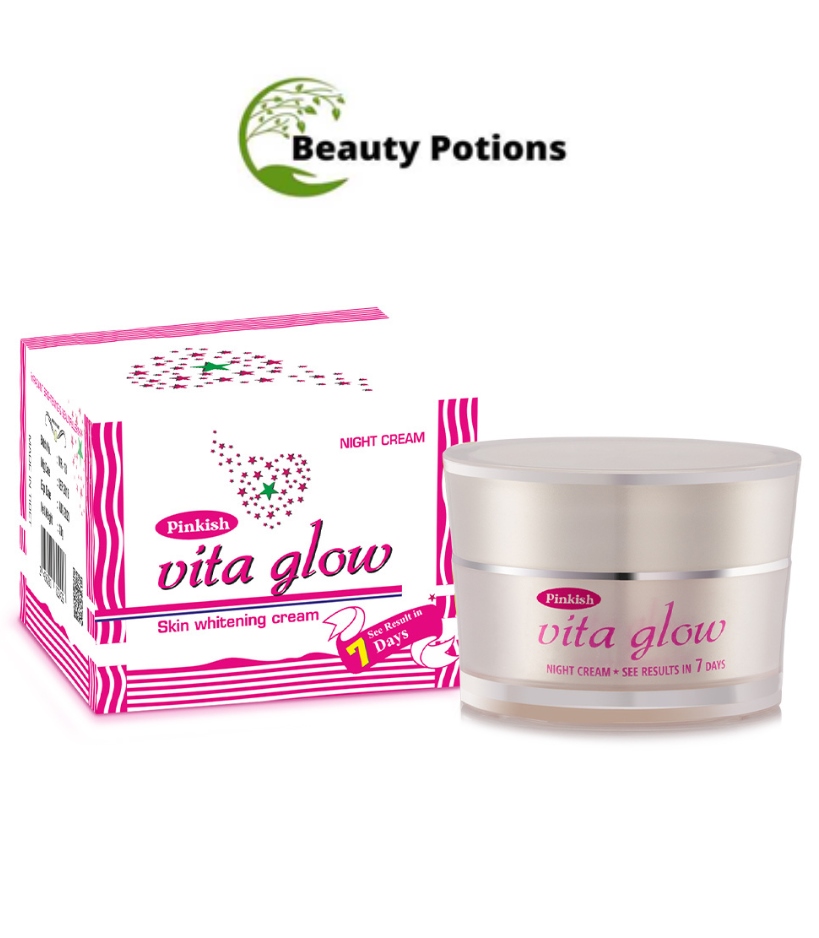 Pinkish Vita Glow Skin Whitening Night Cream
