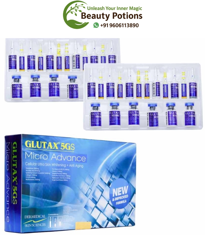 Glutax 5gs Micro Advance Glutathione 12 sessions Injection