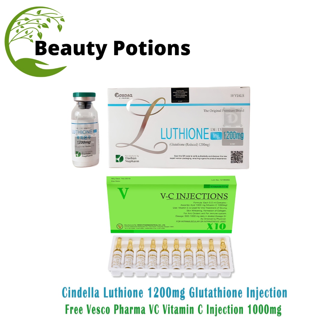 Cindella Luthione 1200mg Glutathione Whitening Injections