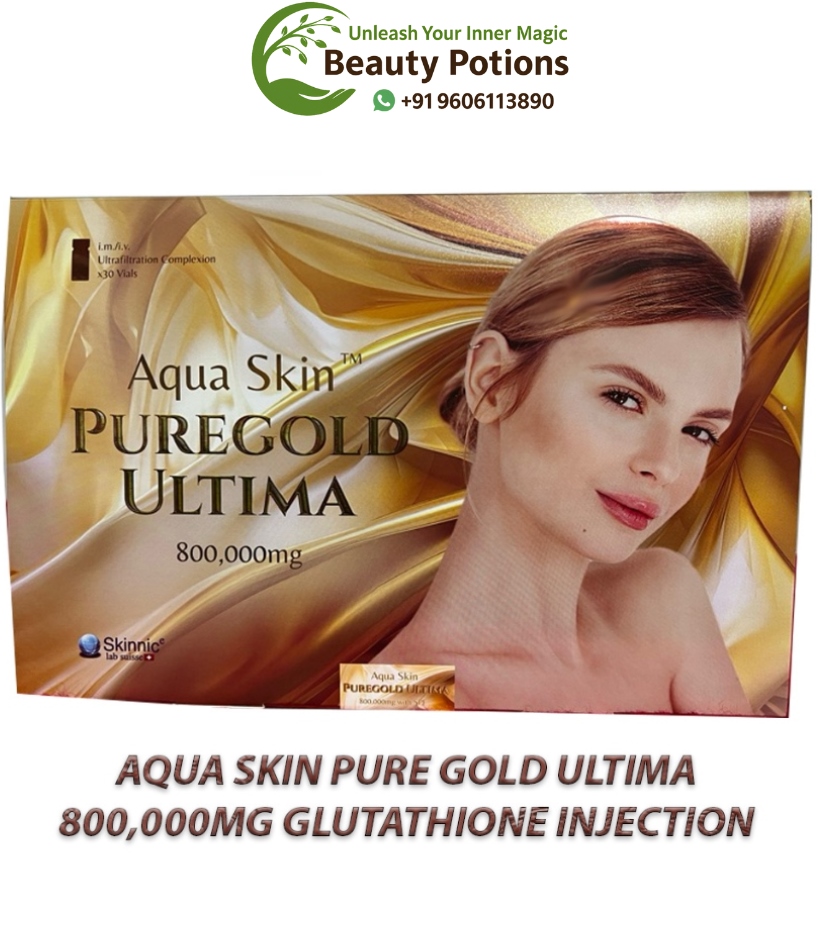 Aqua Skin PureGold Ultima 800,000mg Glutathione Injection