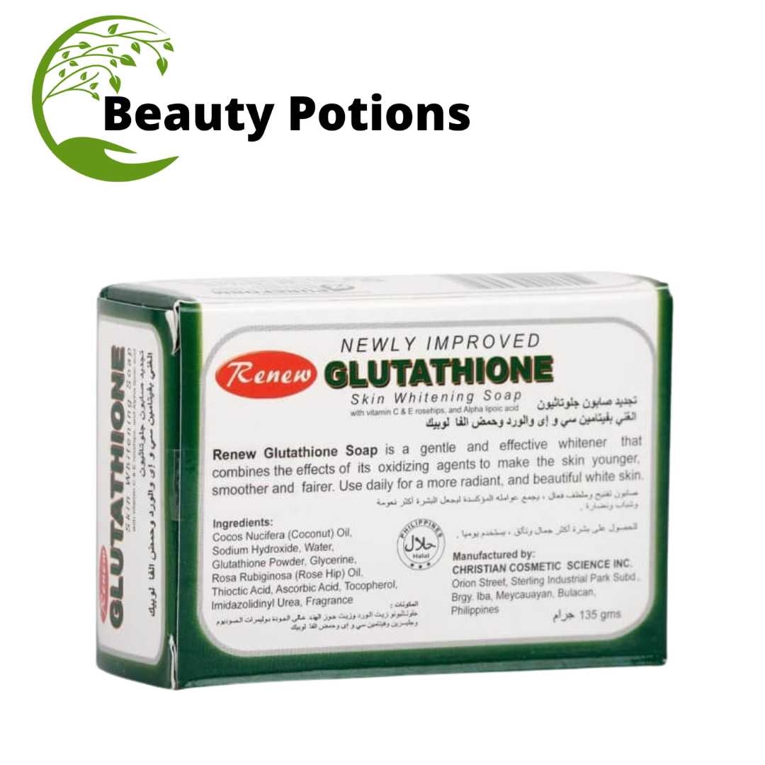 Renew Glutathione Soap for Skin Whitening and Anti Aging