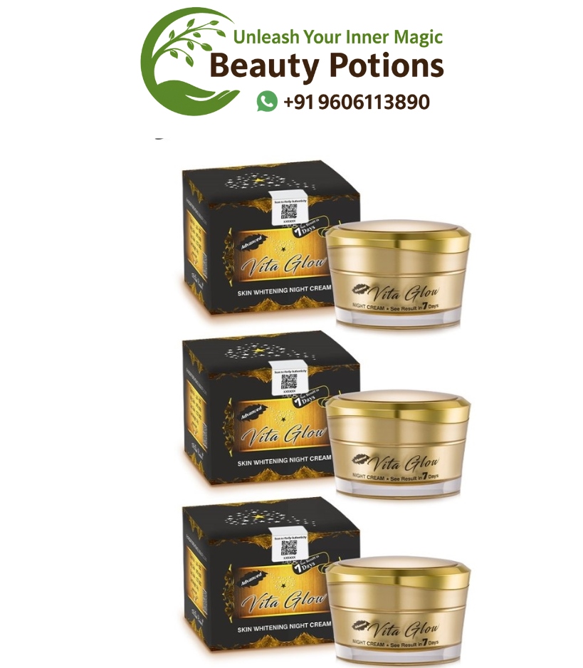 Advanced Vita Glow Skin Whitening Night Cream – Pack Of 3