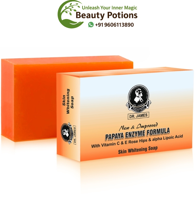 Dr James New And Improved Papaya Enzyme Formula Skin Whitening Soap