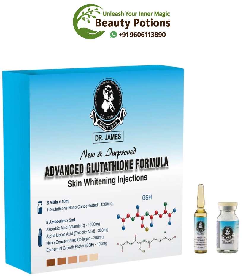 Dr James Glutathione Injection Skin Whitening 1500mg