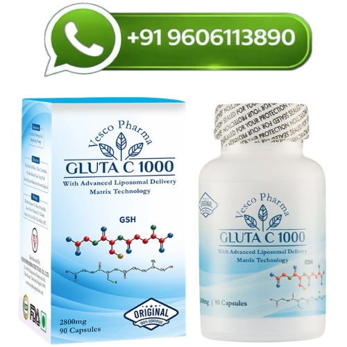 Vesco Pharma Gluta C 1000 Glutathione Skin Whitening Capsules