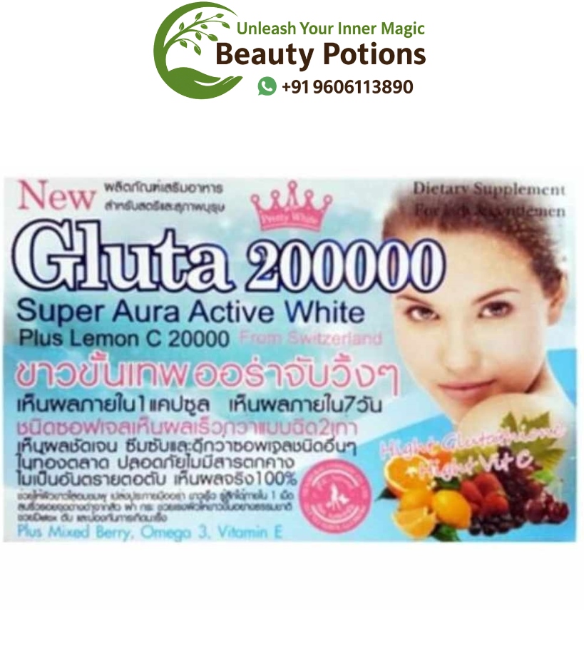 Gluta 200000 Mg Skin Whitening softgels