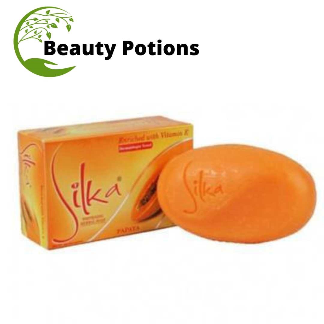 Silka Skin Whitening Soap Papaya 135g