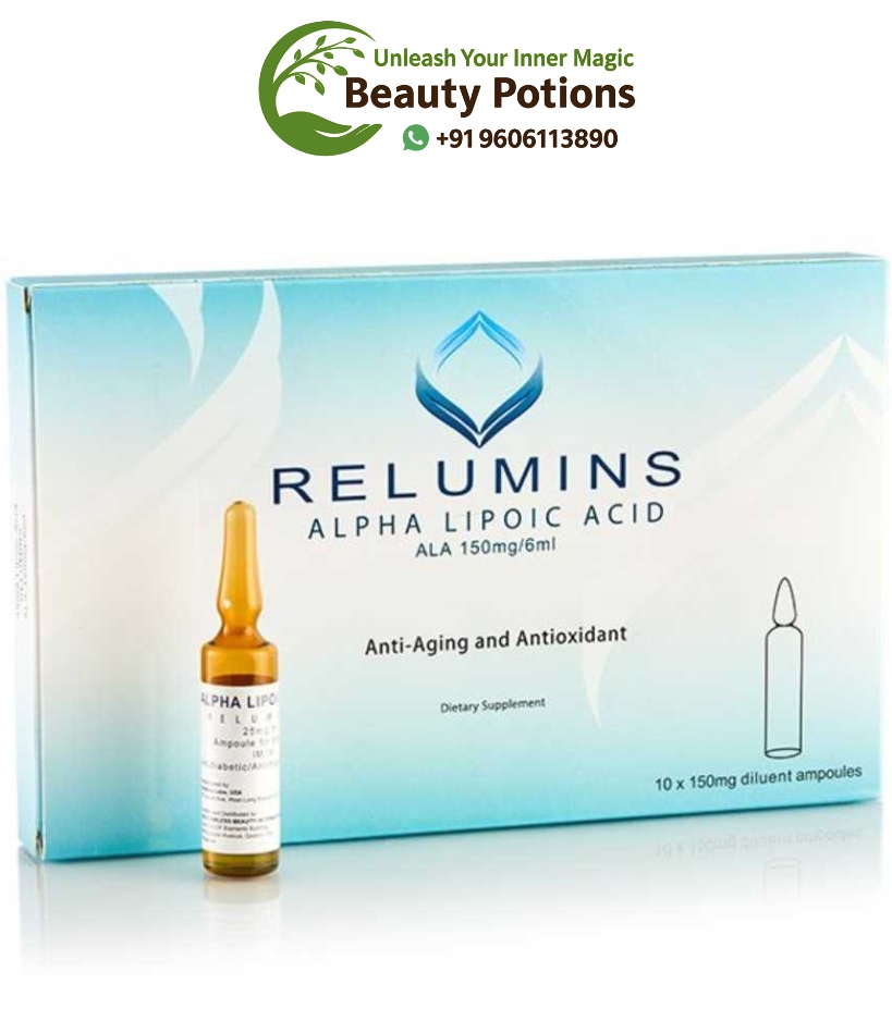 Relumins Alpha Lipoic Acid Ala 150mg 6ml Skin Whitening Injection