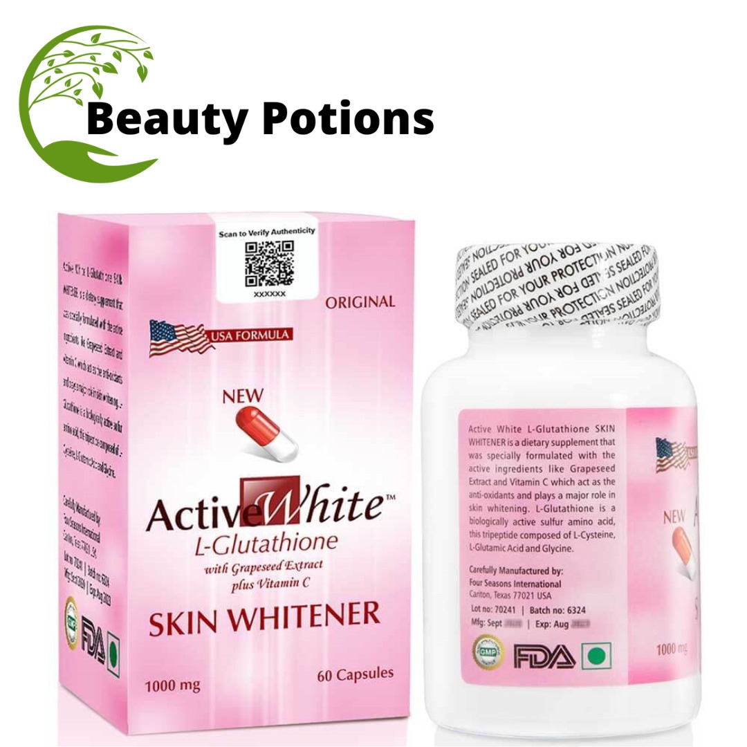 Active White L Glutathione Skin Whitening Capsules