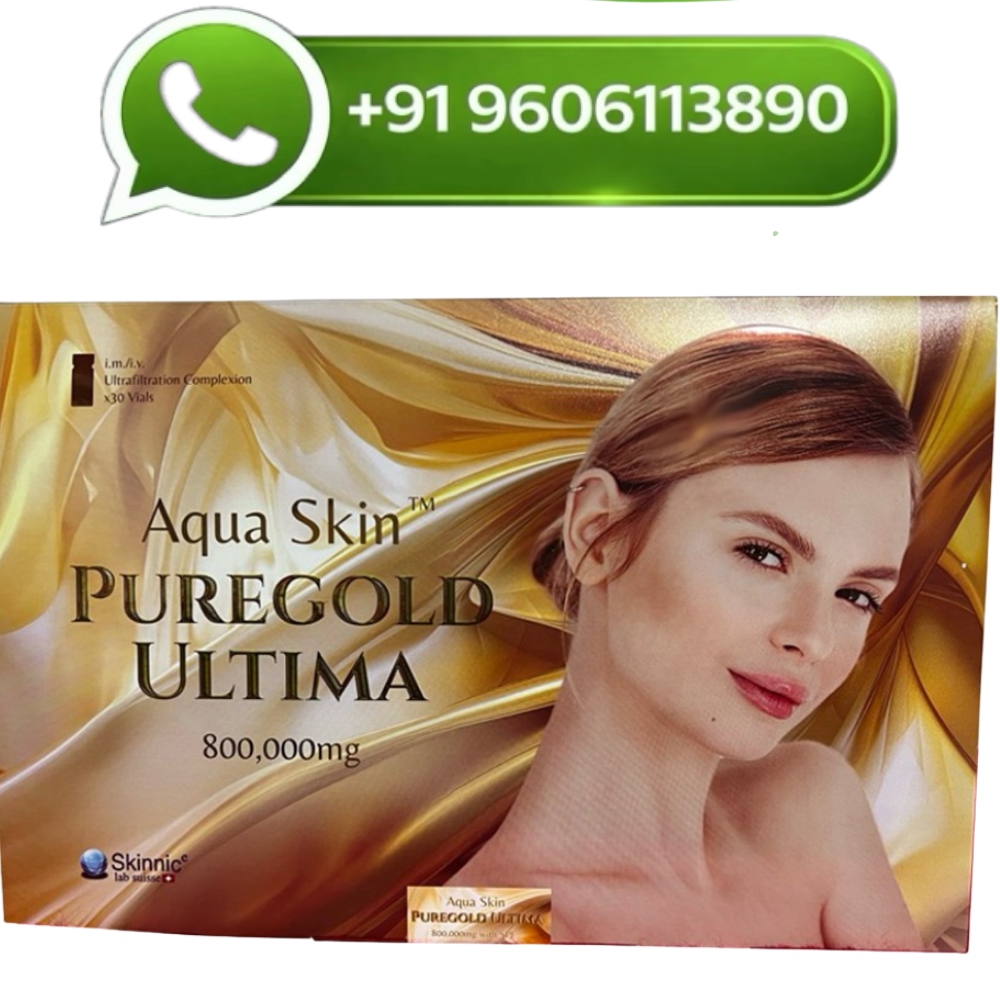 Aqua Skin PureGold Ultima 800,000mg Glutathione Injection
