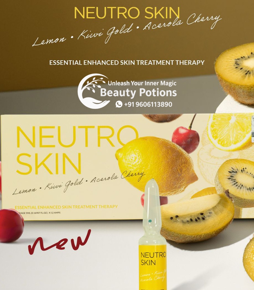 Neutro Skin Lemon, Kiwi Gold, Avocado Cherry Collagen & Vitamin C Injection