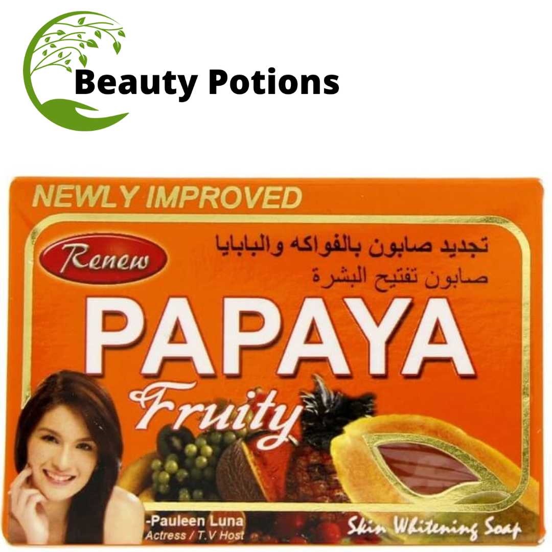 Renew Papaya Fruity Skin Whitening Soap