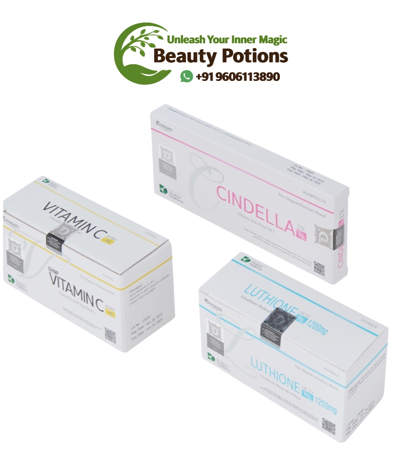 Cindella 1200mg Glutathione Injections With Square Seal