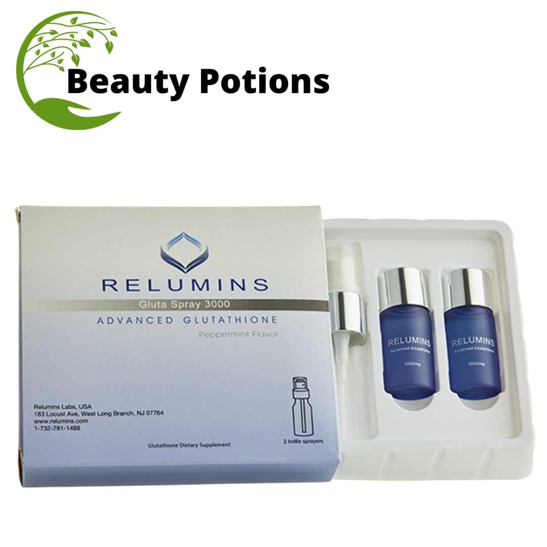 Relumins Gluta Spray 3000mg Oral Glutathione Skin Whitening and Immune Support