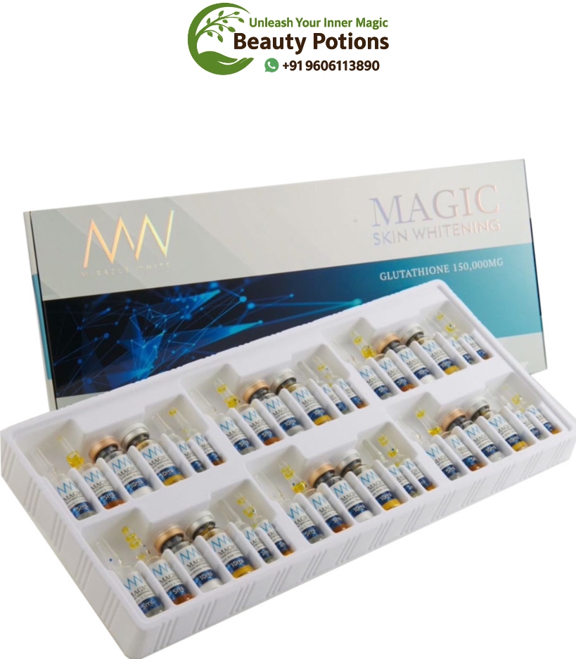 Miracle White Magic Skin Whitening 150,000mg Glutathione Injection