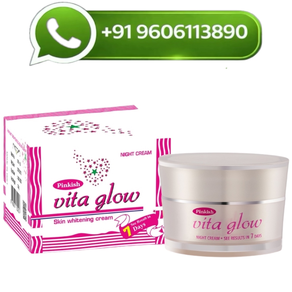 Pinkish Vita Glow Skin Whitening Night Cream