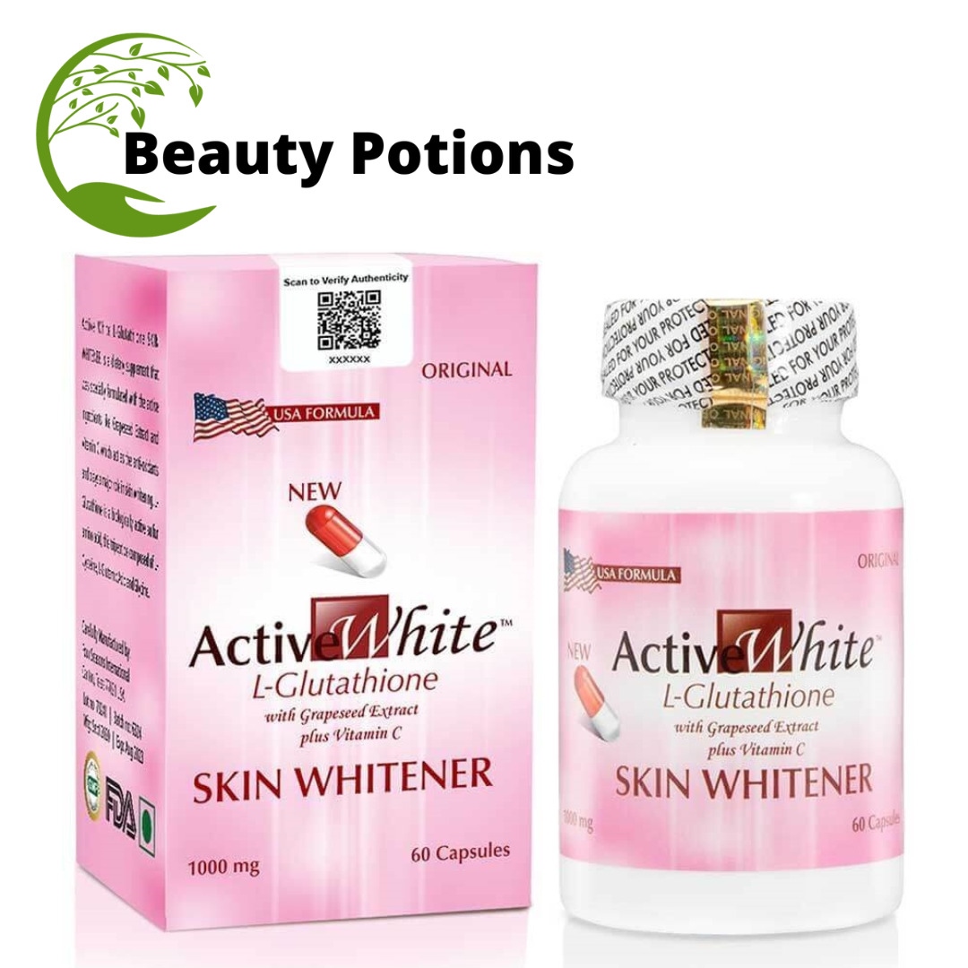 Active White L Glutathione Skin Whitening Capsules