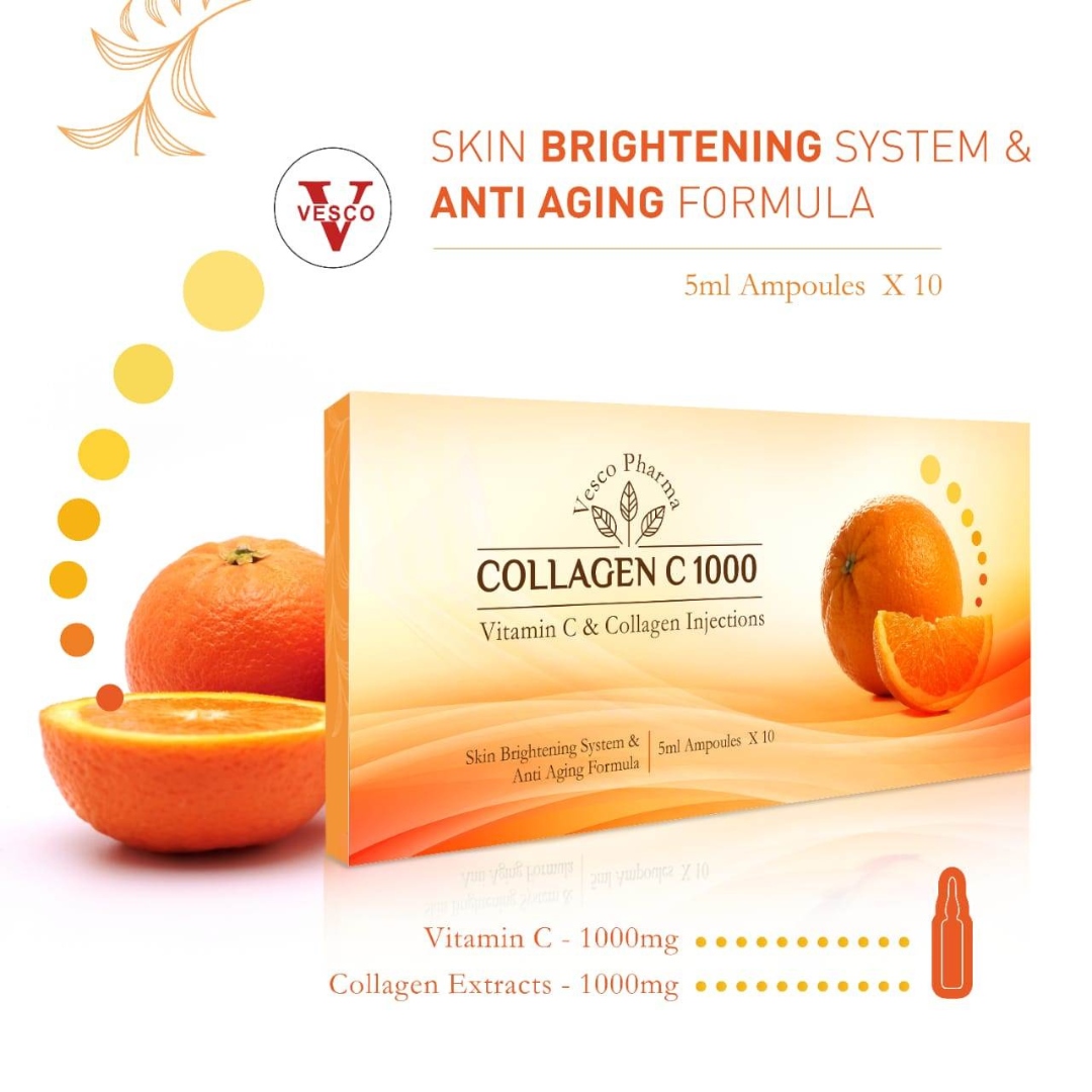 Vesco Pharma Collagen C 1000 With Vitamin C Injection