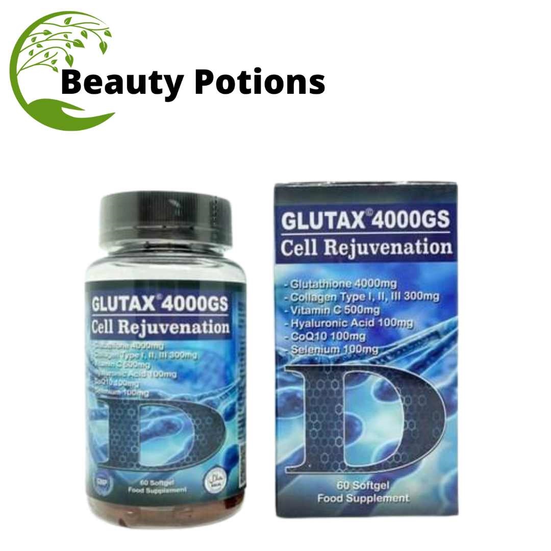 Glutax 4000GS Cell Rejuvenation Glutathione Softgel
