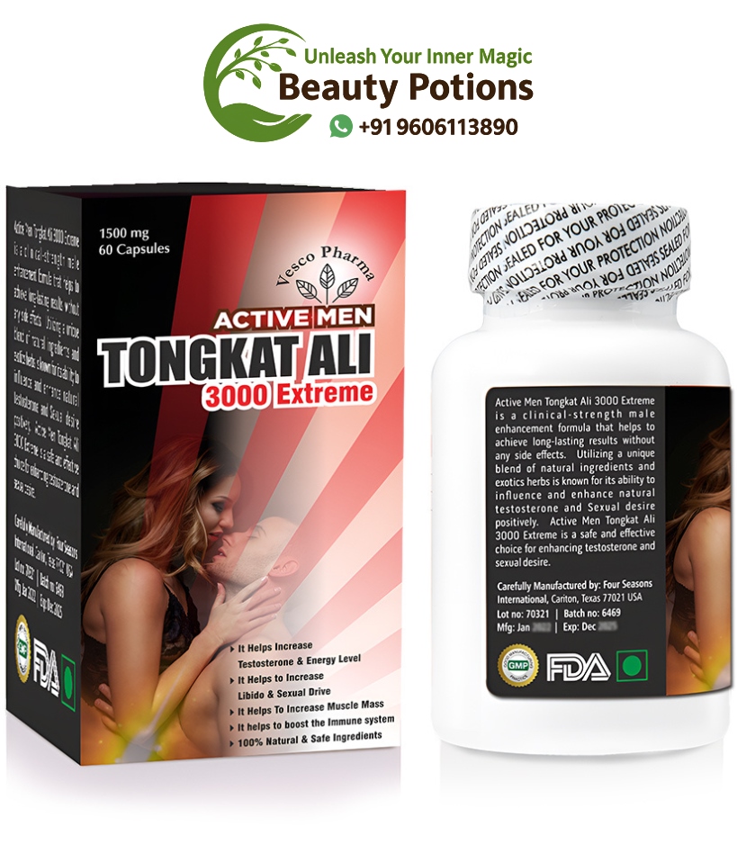 Vesco Pharma Active Men Tongkat Ali 3000 Extreme