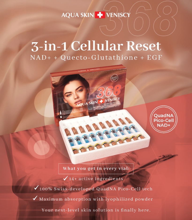 Aqua Skin Veniscy 368 Glutathione Injection