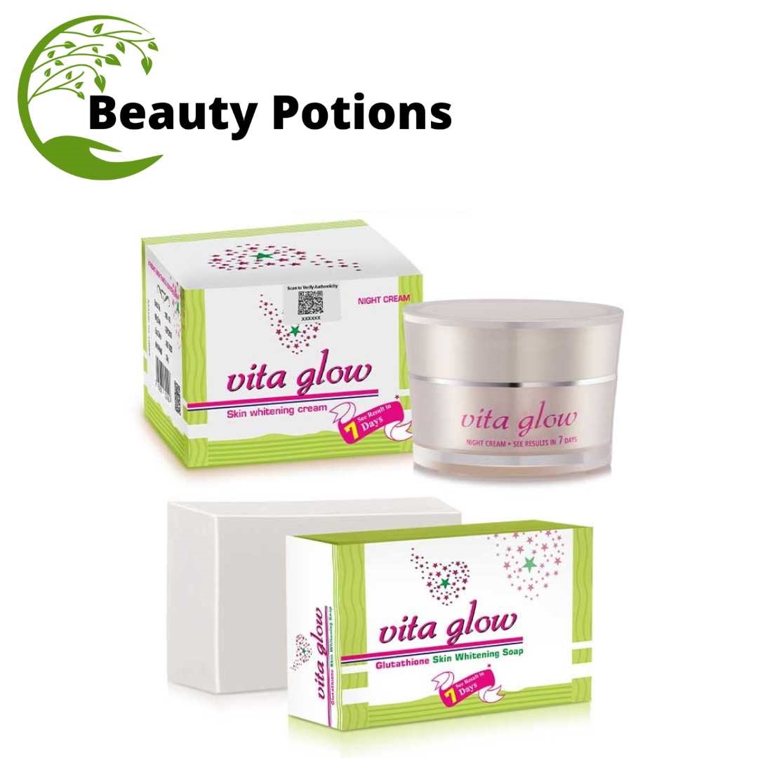 Vita Glow Glutathione Skin Whitening Cream & Soap