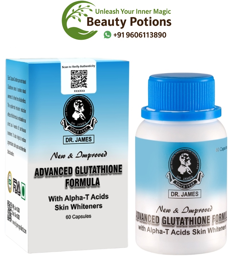 Dr James GMP Certified Glutathione Skin Whitening Capsules