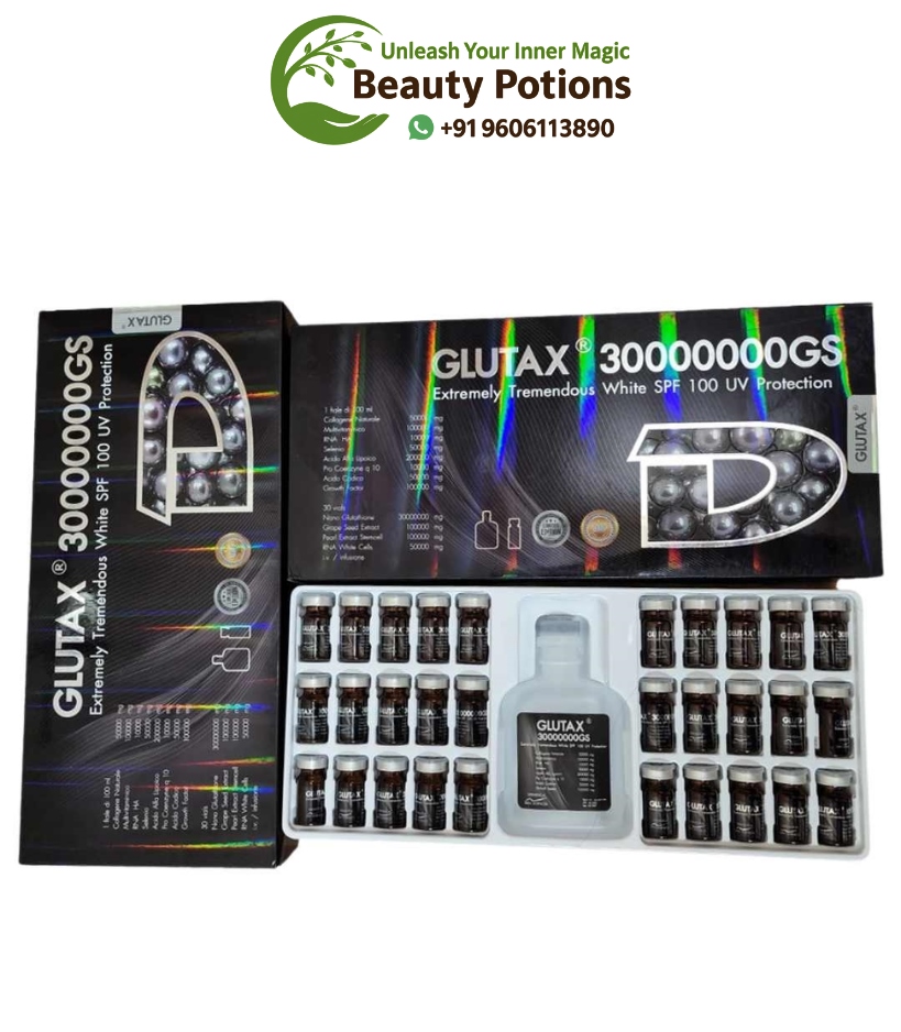 Glutax 30000000gs Extremely Tremendous White glutathione injections