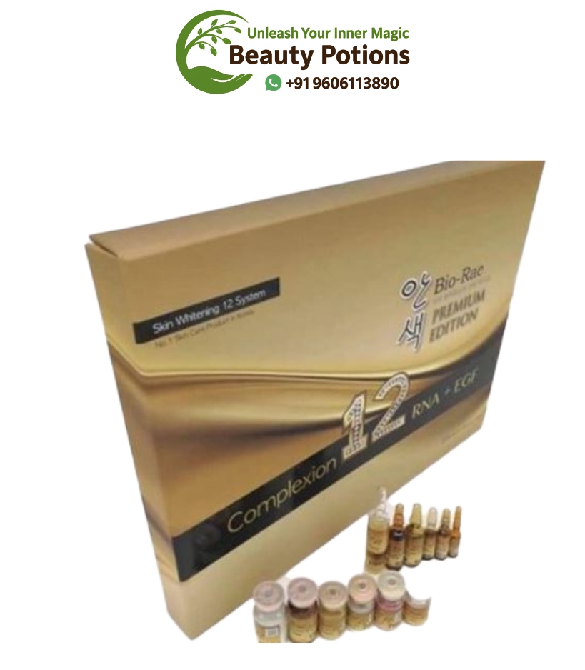 Bio Rae Complexion 12 Skin Whitening And Anti Ageing Glutathione Injection