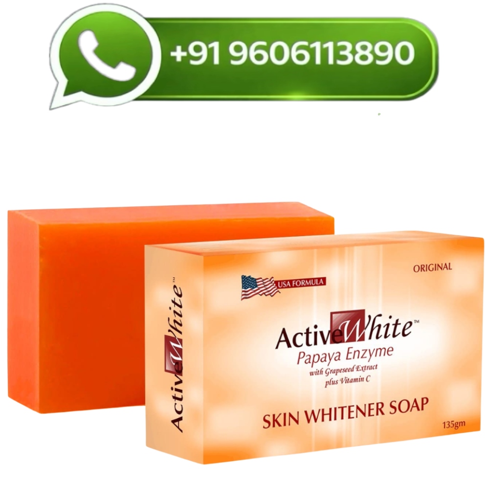 Active White Papaya Enzyme Skin Whitening Soap 135g