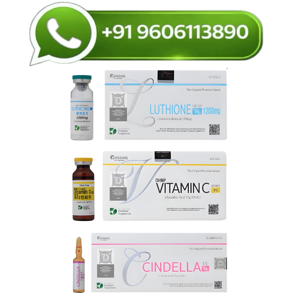 Cindella 1200mg Glutathione Injections With Square Seal