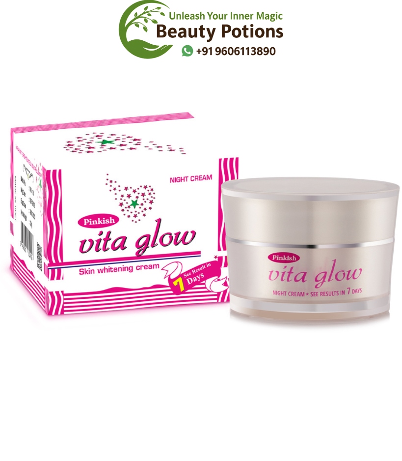 Pinkish Vita Glow Skin Whitening Night Cream
