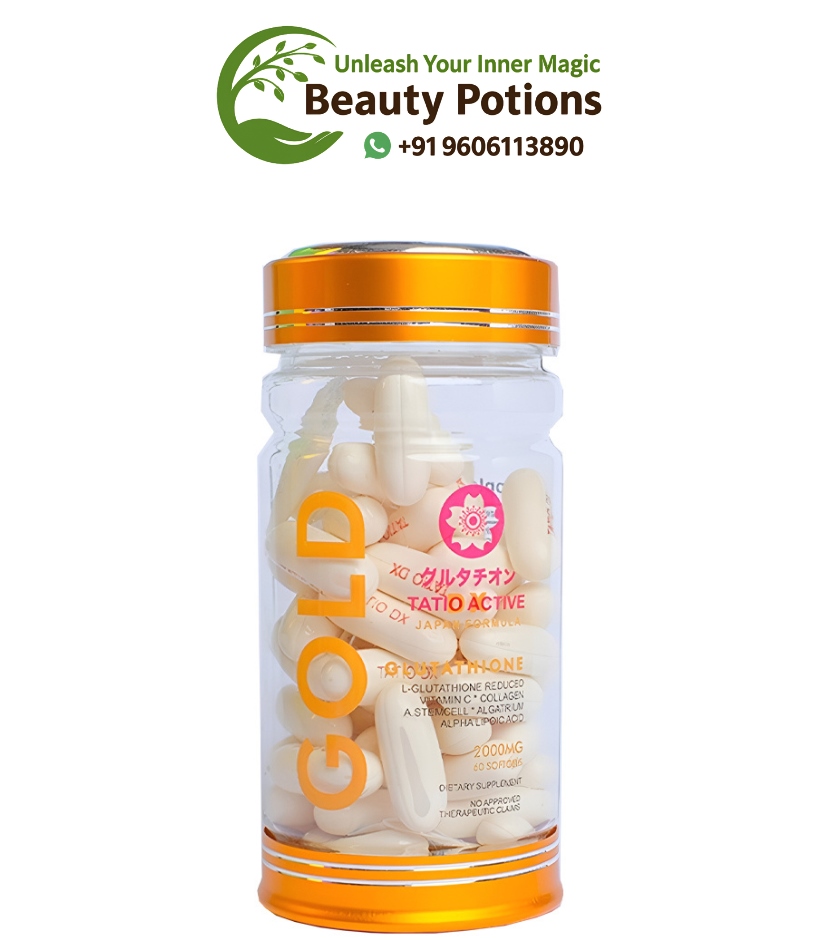 Tatio Active Gold Glutathione 2000mg Skin Whitening Softgels