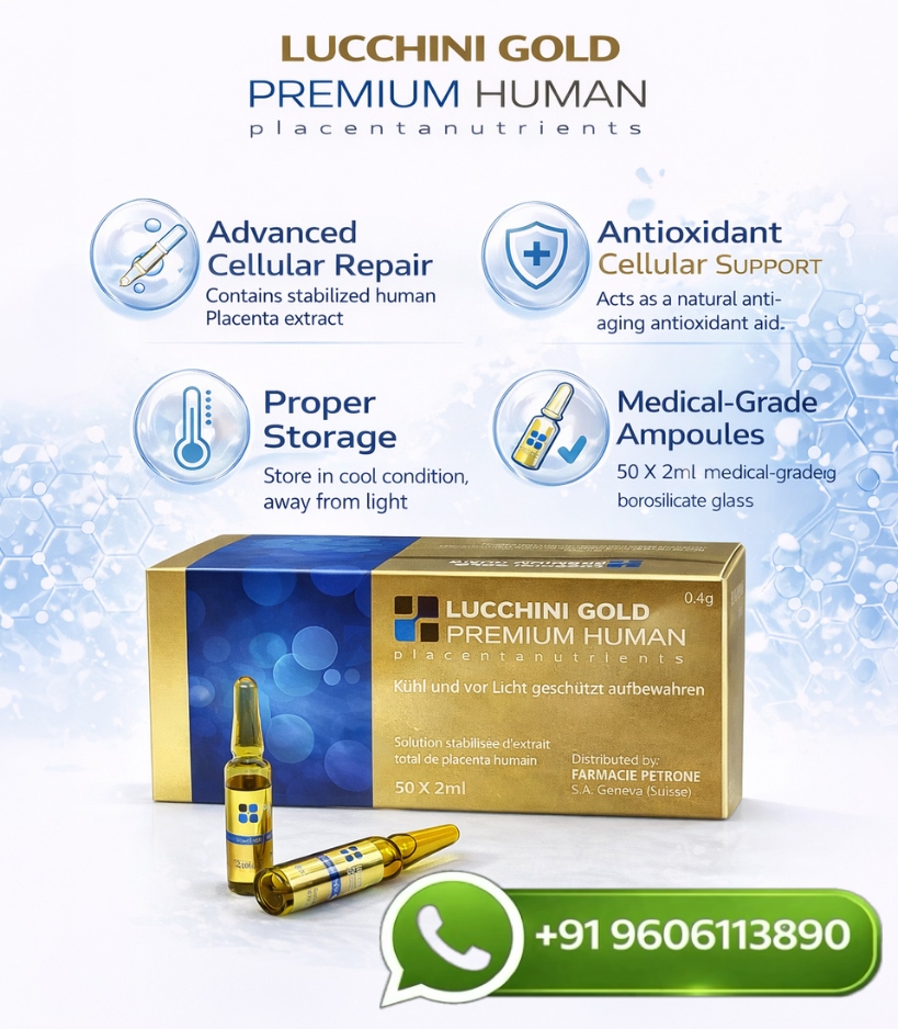 Lucchini Gold Premium Human Placenta Injection