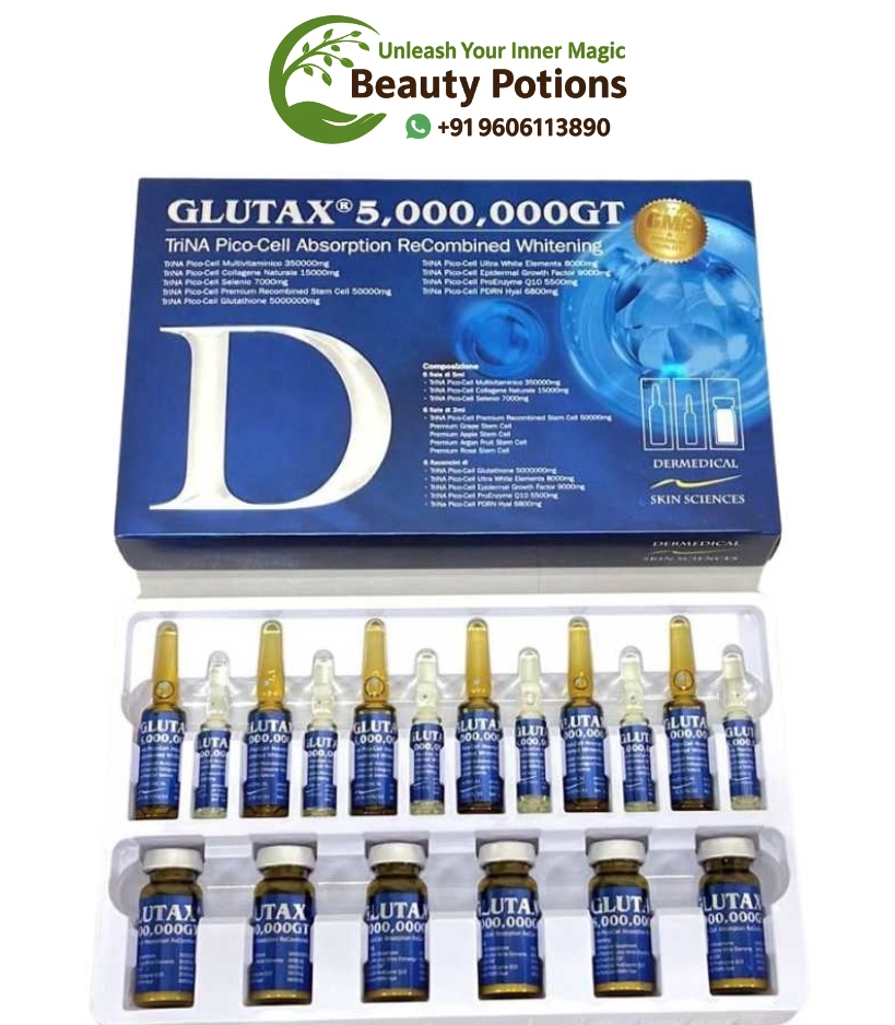 Glutax 5000000GT TriNA Pico Cell Skin Whitening Injection