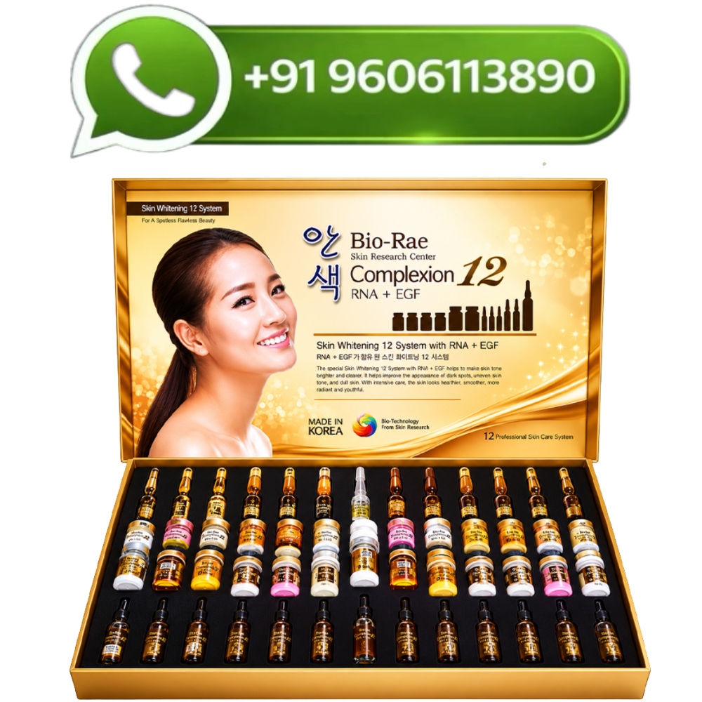 Bio Rae Complexion 12 Skin Whitening And Anti Ageing Glutathione Injection